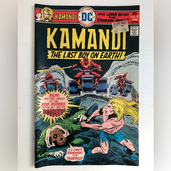 Vintage 1976 No. 37 Kamandi DC Super-Star Comic Book - Picture 1 of 4